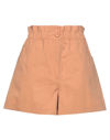 Kenzo Woman Shorts & Bermuda Shorts Orange Size 10 Cotton