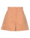 Kenzo Woman Shorts & Bermuda Shorts Orange Size 6 Cotton In Orange