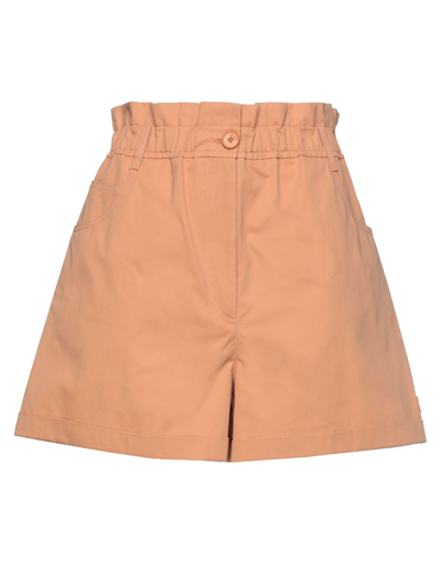 Kenzo Woman Shorts & Bermuda Shorts Orange Size 6 Cotton