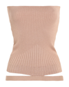 Adamo Andrea Adamo Mini Skirts In Beige