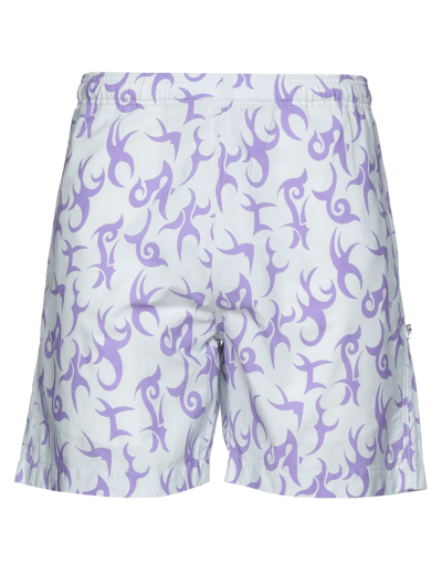 Life Sux Shorts & Bermuda Shorts In Light Grey