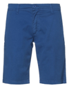Martin Zelo Man Shorts & Bermuda Shorts Blue Size 28 Cotton, Elastane