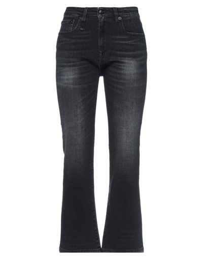 R13 Jeans In Black