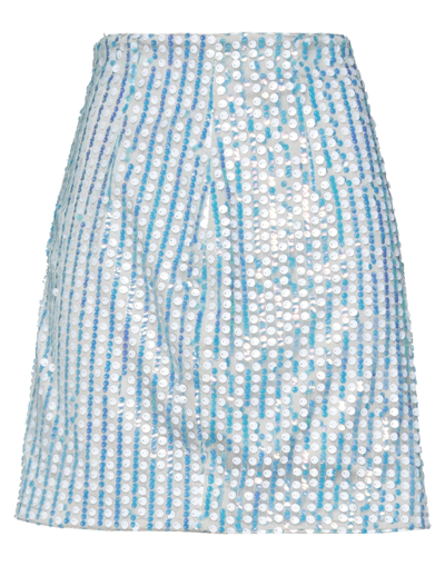 Les Bourdelles Des Garçons Mini Skirts In Sky Blue