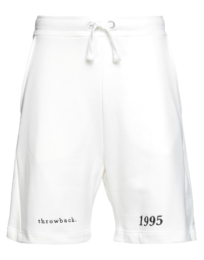Throwback Shorts & Bermuda Shorts In White