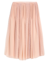 Red Valentino Midi Skirts In Pink