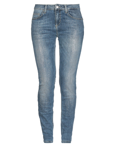Liu •jo Woman Jeans Blue Size 27 Cotton, Elastomultiester, Elastane