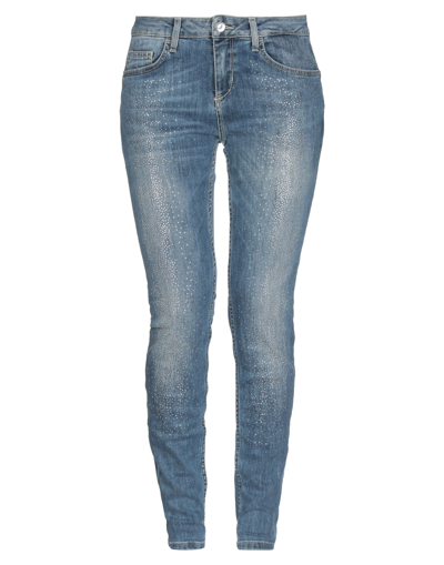 Liu •jo Woman Jeans Blue Size 25 Cotton, Elastomultiester, Elastane