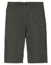 Armani Exchange Man Shorts & Bermuda Shorts Dark Green Size 31 Cotton, Elastane