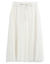 Red Valentino Midi Skirts In White