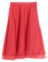 Elisabetta Franchi Midi Skirts In Red