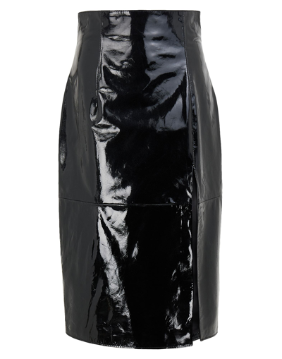 8 By Yoox Midi Skirts In Black