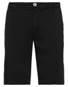 Sseinse Man Shorts & Bermuda Shorts Black Size 30 Cotton, Elastane