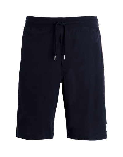 Paul Smith Jersey Cotton Lounge Shorts In Blue
