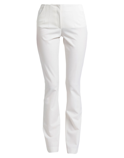 Emilio Pucci Wool And Mohair-blend Stretch-crepe Straight-leg Trousers In White