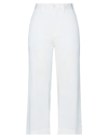 SIBEL SARAL SIBEL SARAL WOMAN PANTS WHITE SIZE M TENCEL, COTTON