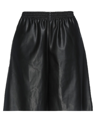 Dixie Woman Shorts & Bermuda Shorts Black Size S Polyester, Polyurethane