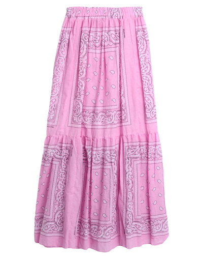 Mia Bag Long Skirts In Pink