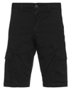 Squad² Man Shorts & Bermuda Shorts Midnight Blue Size 26 Cotton, Elastane In Black