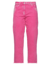 CEDRIC CHARLIER CEDRIC CHARLIER WOMAN JEANS PINK SIZE 8 COTTON