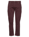 Department Five Jeans In Maroon