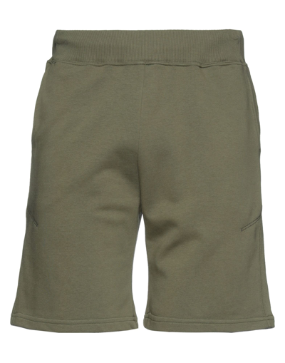 Save The Duck Man Shorts & Bermuda Shorts Military Green Size S Cotton, Polyester
