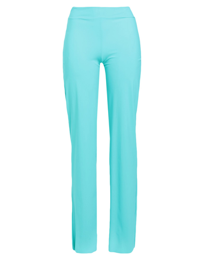 Chiara Boni La Petite Robe Woman Pants Turquoise Size 2 Polyamide, Elastane In Blue