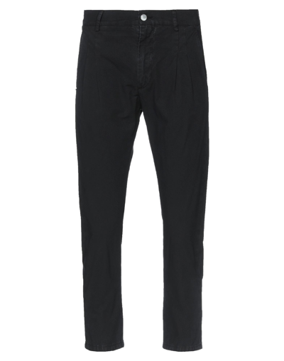 Grey Daniele Alessandrini Pants In Black