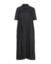 Collection Privèe Collection Privēe? Woman Midi Dress Black Size 6 Cotton In Black