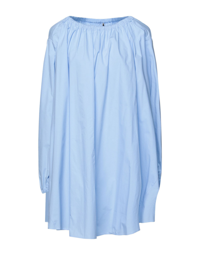 Jucca Short Dresses In Sky Blue