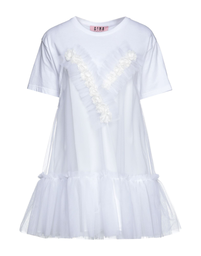 Gna G!na Short Dresses In White