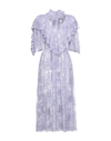 Preen By Thornton Bregazzi Midi Dresses In Lilac