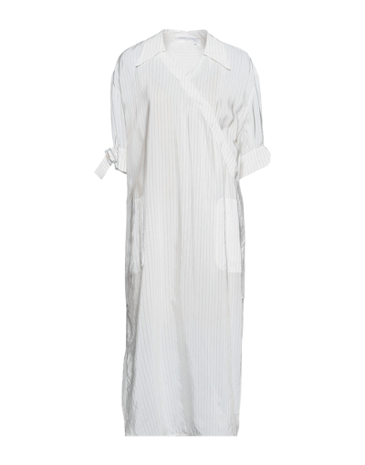 Agnona Midi Dresses In White