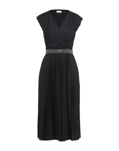 Brunello Cucinelli Midi Dresses In Black