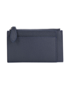 8 BY YOOX 8 BY YOOX COIN PURSE MIDNIGHT BLUE SIZE - SOFT LEATHER