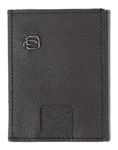 PIQUADRO PIQUADRO MAN DOCUMENT HOLDER DARK BROWN SIZE - BOVINE LEATHER