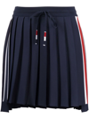 THOM BROWNE RWB PLEATED MINI SKIRT