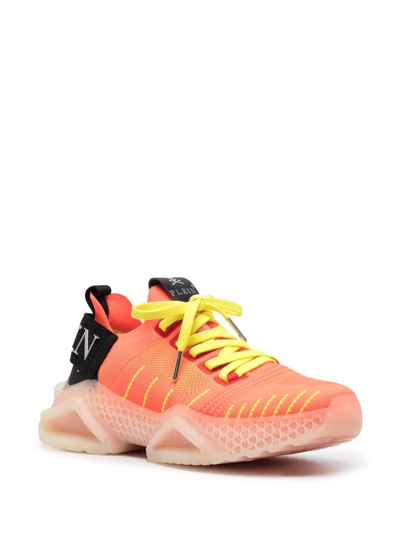 Philipp Plein Runner Iconic Sneakers In Orange