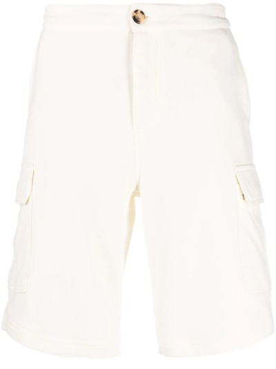Brunello Cucinelli Knee-length Tailored Shorts In Neutrals