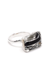WOUTERS & HENDRIX CRYSTAL-EMBELLISHED BAND RING