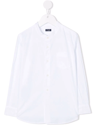 Il Gufo Kids' White Cotton Shirt With Corena Collar