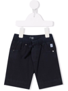 Il Gufo Drawstring Fastening Shorts In Blue