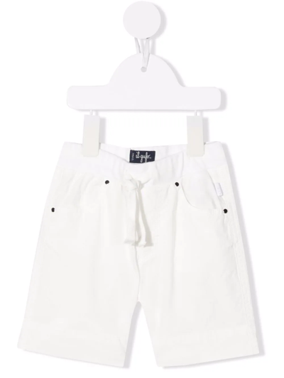 Il Gufo Babies' Drawstring-waist Shorts In White