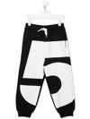Dsquared2 Nº 5 Print Trousers In Black