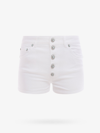 Dondup Short Klum In Cotone Stretch Bianco Dp277bbs0030dptddd000 In White