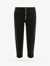 Dondup Black Carmen Slim Chino Trousers In Black
