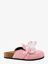 Jw Anderson Chain-detailed Leather Mules In Pink