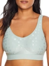 Bali Comfort Revolution Smart Sizes Bralette In Soft Celadon