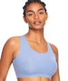 Bali Comfort Revolution Easylite Seamless Bralette In Blue Flight