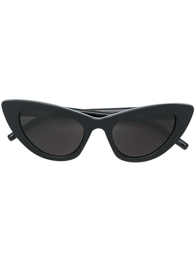 Saint Laurent New Wave 213 Lily Sunglasses In Grey
